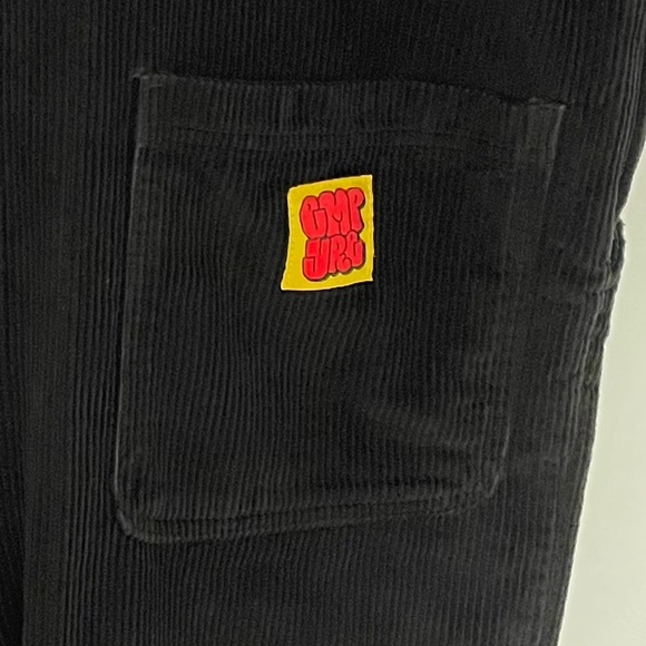 Like New | Black Corduroy Bib Overalls, Loose Fit - Picture 12 of 15